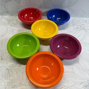 OGGI Set of 6 Melamine Pinch Bowls
